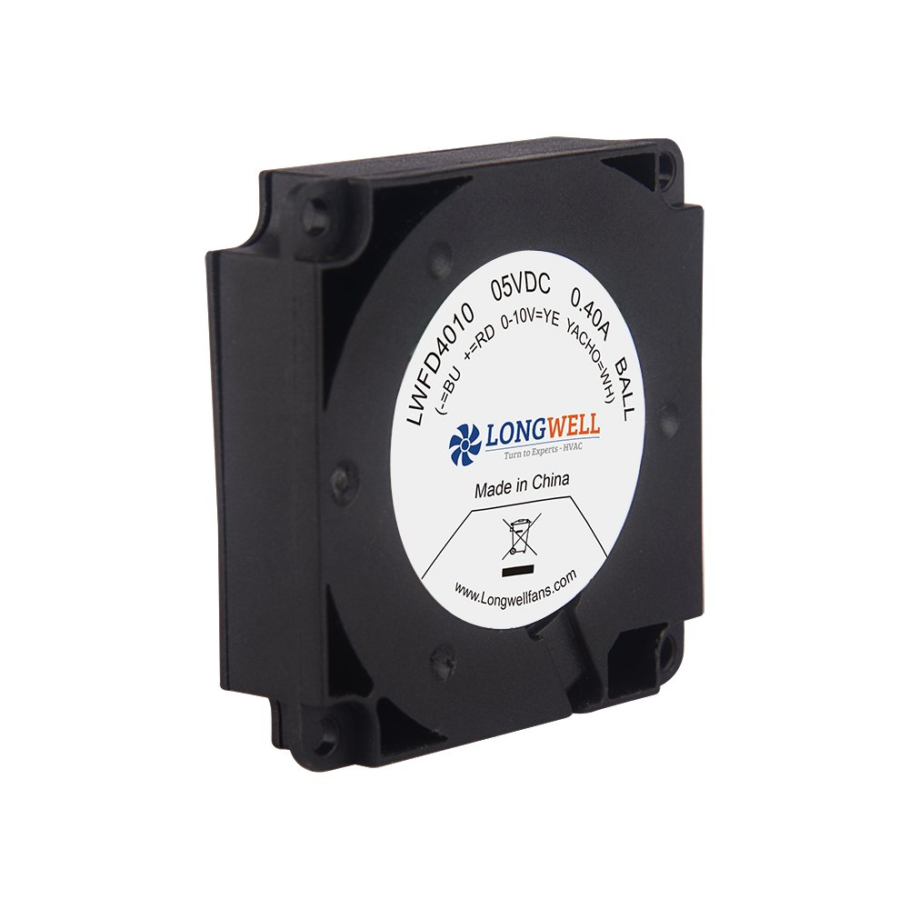 LONGWELL 40x40x10 DC 5V 12V 24V 5000 - 9000RPM 4010 Mini Centrifugal Fan Blower for Computer , Cooling ,Ventilating