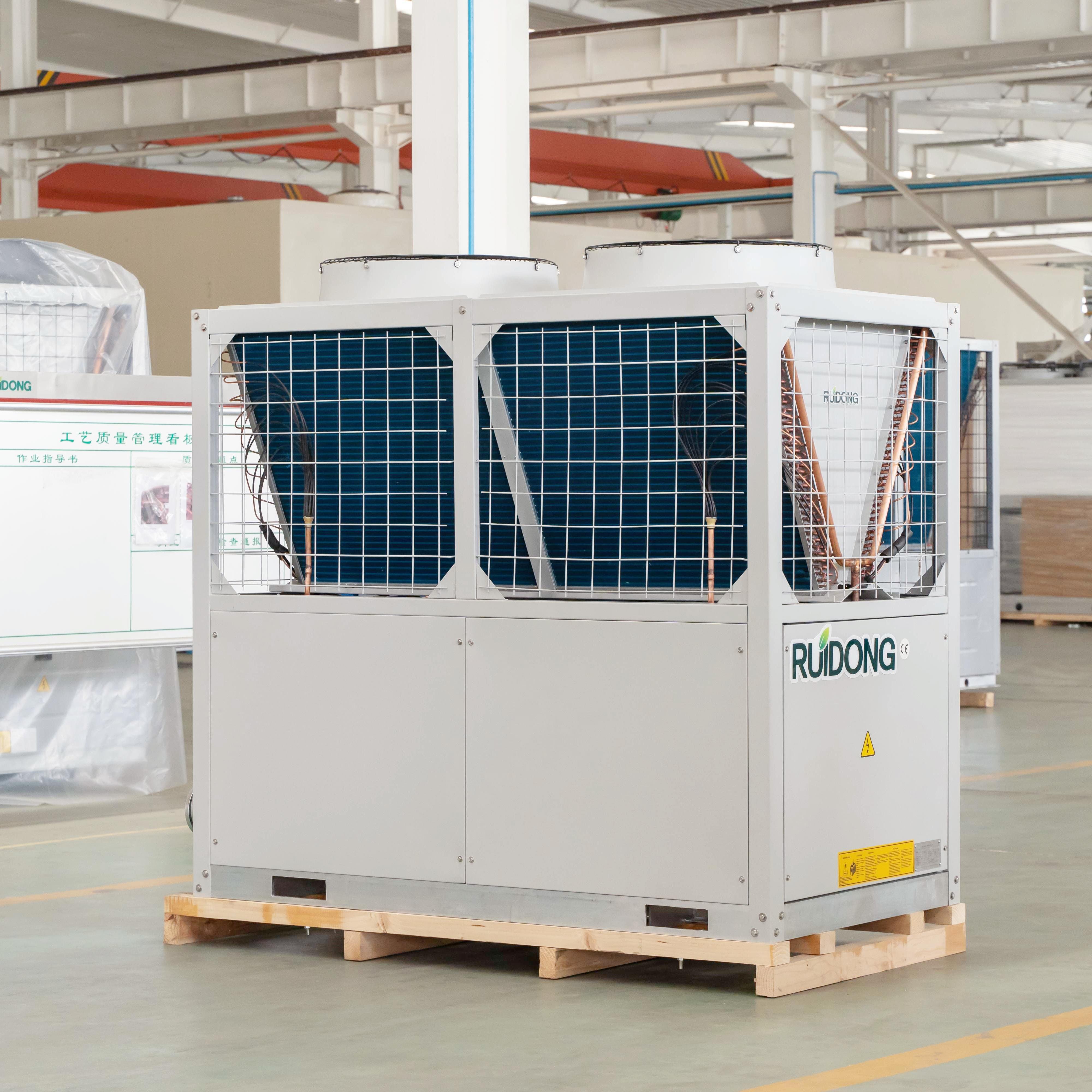 Automatic 45kw-480kw Central Air Conditioner with high Reliability Air Cooled Scroll water Chillers Heat Pump Units