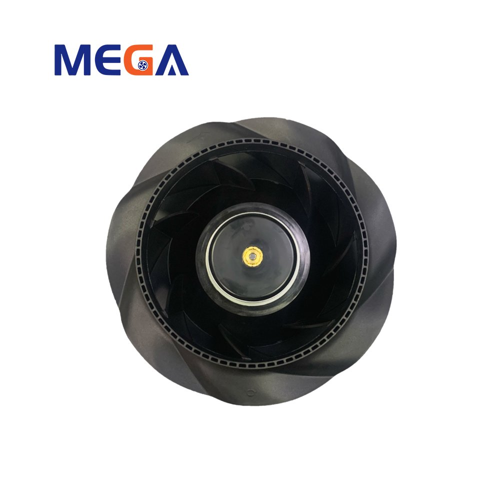 R2E225RA9209 AC 225 220v AC Industrial High Speed Strong Ventilation Fan Backward EC Centrifugal Fans