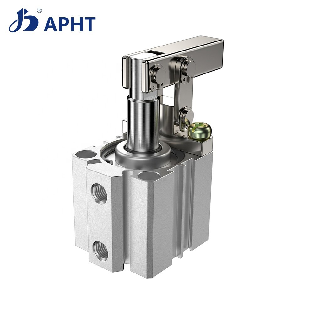 APHT JGL Series Pneumatic Cylinder New Condition Industrial Steel Air Compressor Lever Clamping Press Down 25 32 40 50 63 Sizes