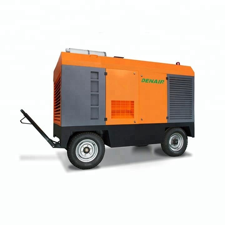 75kW Electric Driven Mobile Screw air Compressor for Sale for Sandblasting