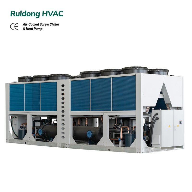 Industrial Chiller HVAC Air Conditioner Air Cooling Screw Chiller Unit for Hotel Supermarket