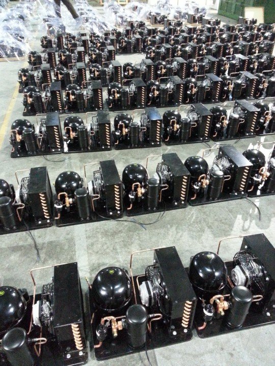 1/3 HP 110V Air Cooled Small Compressor Condensing Unit Refrigeration Unit for Kitchen, Ice Maker, Water Purifier
