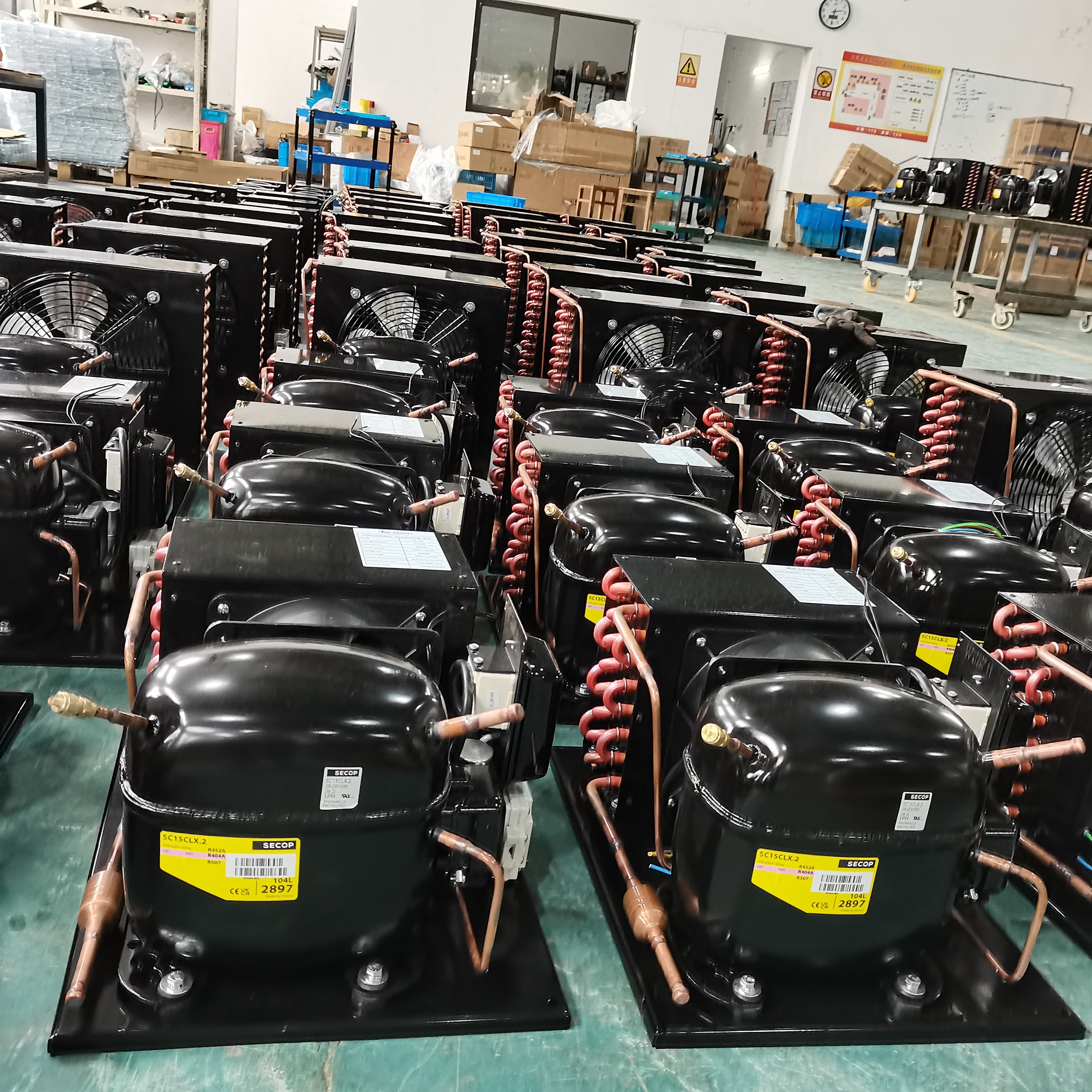 1/3 HP 110V Air Cooled Small Compressor Condensing Unit Refrigeration Unit for Kitchen, Ice Maker, Water Purifier