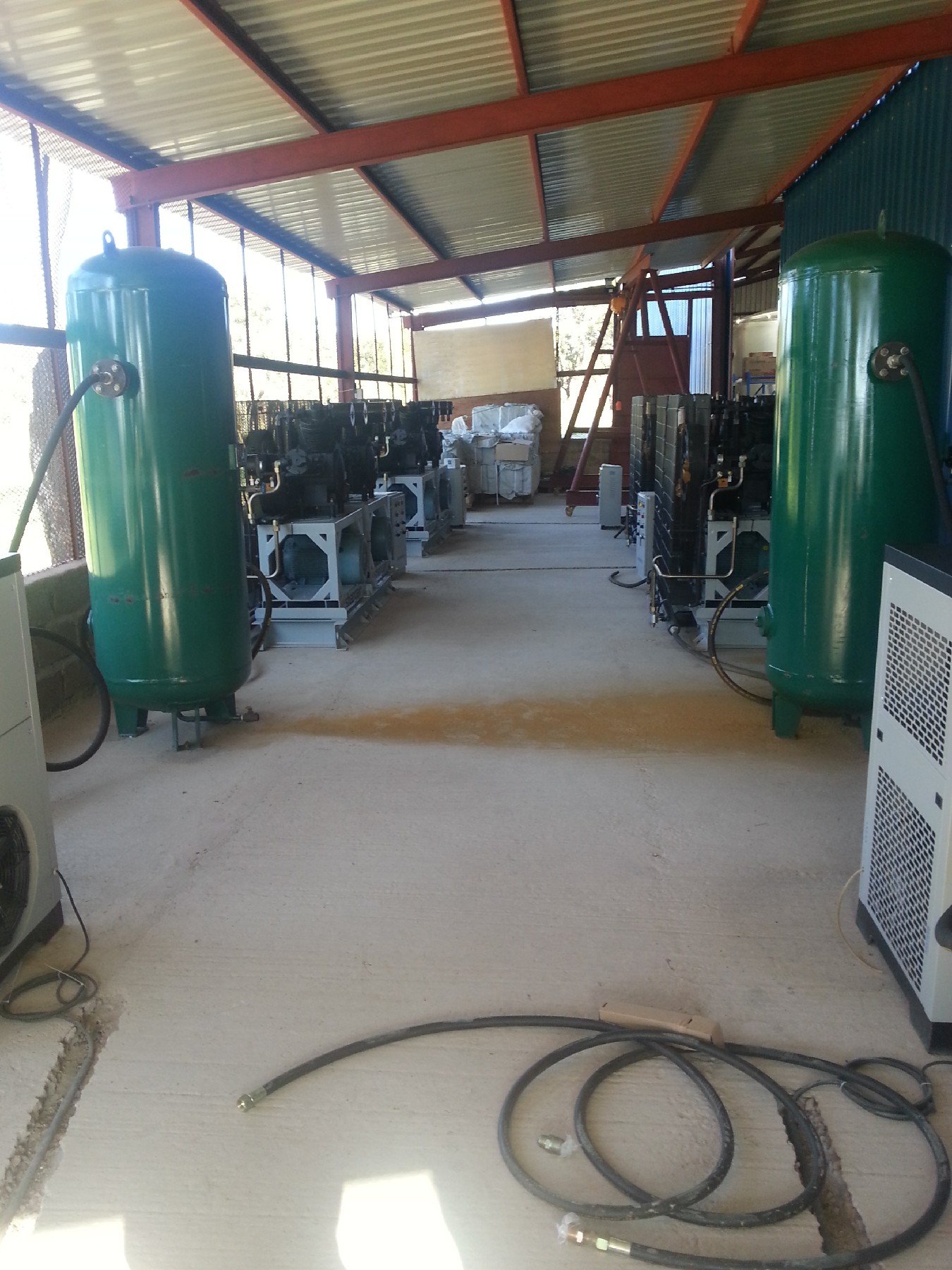 15KW 30bar High Pressure air Compressor for Pet Bottle Blowing Machines