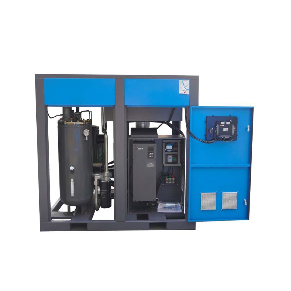 Airstone Hot Sale 75kw 100hp Centrifugal Fans Variable Frequency Screw Air Compressor 440v 60hz for Industrial Factory