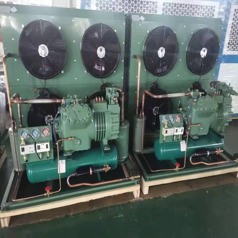 35hp 40hp 50hp Flat Plates Four Fans Air-cooled Condensing Unit Low Temperature Condensing Units for Cold Storage