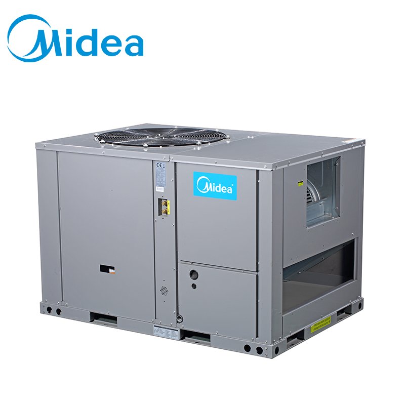 Midea 15 Ton Commercial Air Handling Unit Condenser 60hz Inverter Rooftop Package Air Conditioner for Supermarket