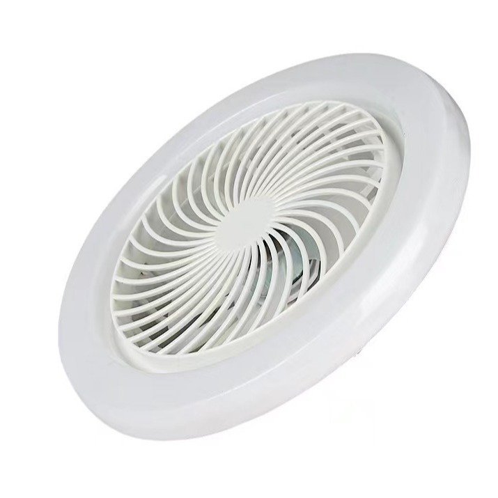 LED fan light E27 screw fan chandelier integrated bedroom living room restaurant energy saving study ceiling fan light