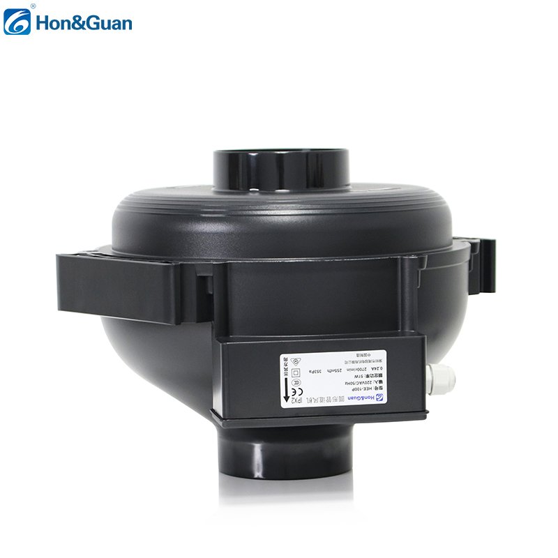Hon&Guan 4 Inch Efficient Circulation Silent Centrifugal Duct Fan