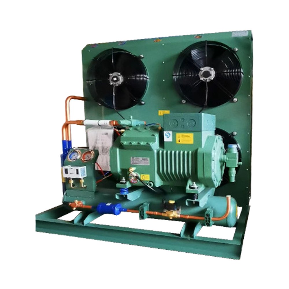 15HP Air-Cooled Condensing Unit 5HP~25HP Refrigeration Compressor Unit Engine Gear Pump-Essential Core for Cold Chambers