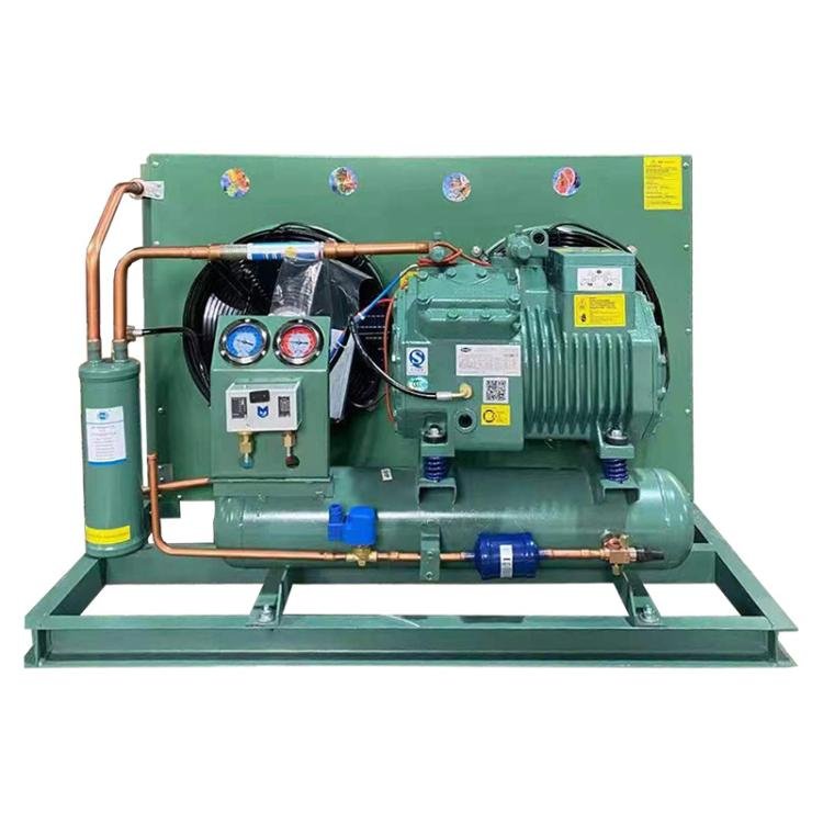 15HP Air-Cooled Condensing Unit 5HP~25HP Refrigeration Compressor Unit Engine Gear Pump-Essential Core for Cold Chambers