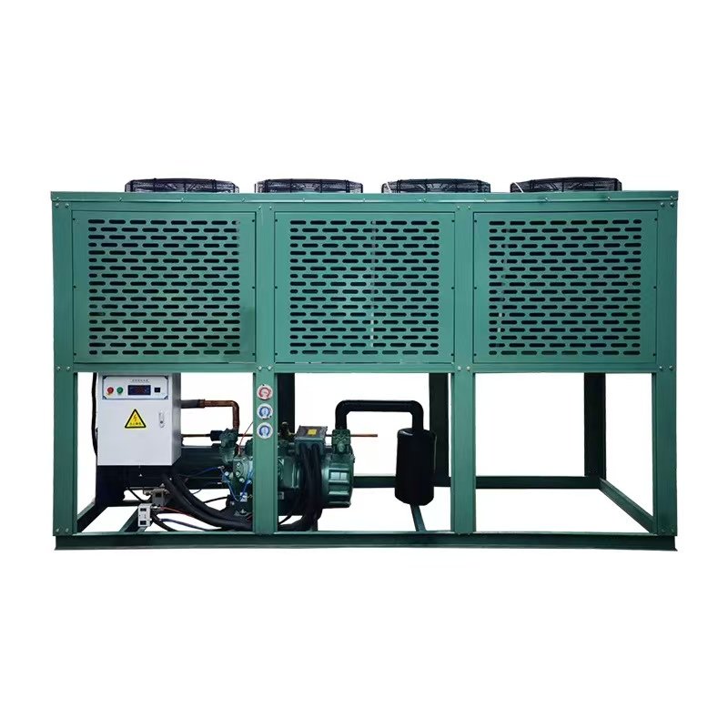 15HP Air-Cooled Condensing Unit 5HP~25HP Refrigeration Compressor Unit Engine Gear Pump-Essential Core for Cold Chambers