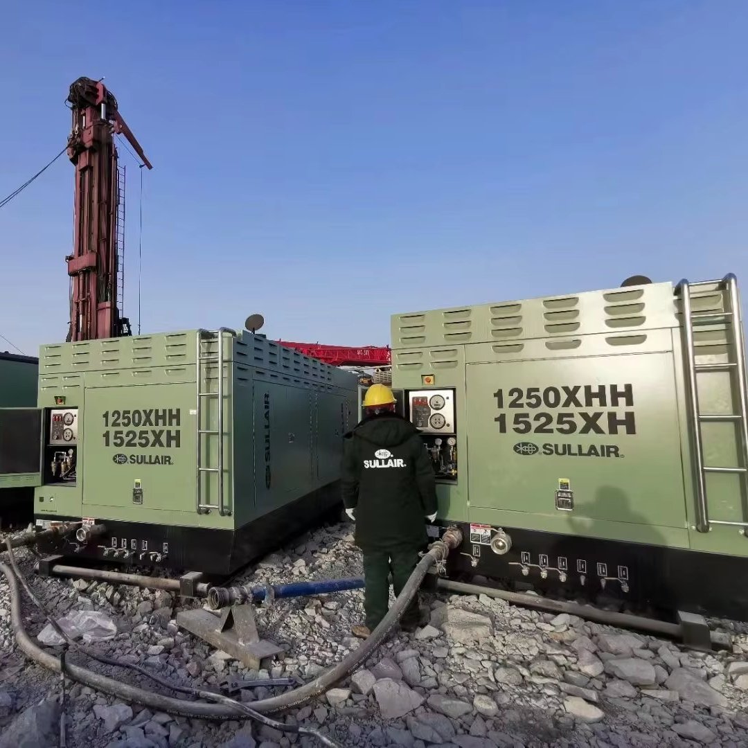 SULLAIR 1520XH (High Pressure Gas ) Diesel Engine Mobile Screw air Compressor 1520cfm 43.2m³min 150-350psig 10-24bar