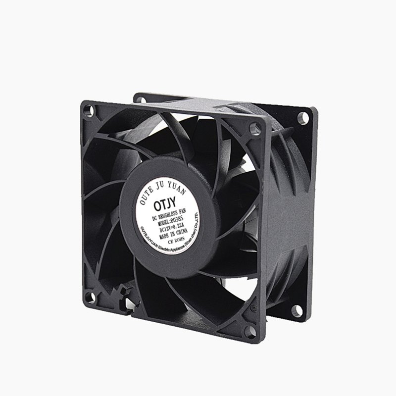 Motor Cooling Fan 80x80X38mm Waterproof Small Fans 12v 24v Brushless Industrial DC Axial Flow Cooling Pc Blower Fan