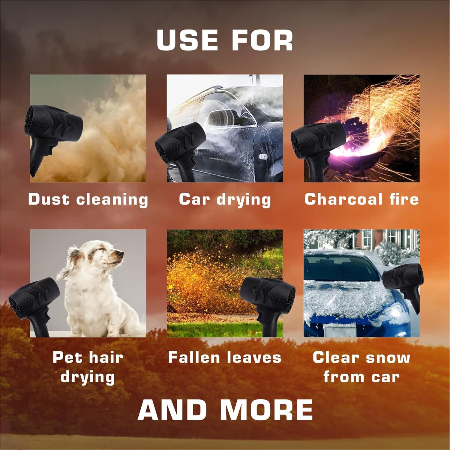 Compressed Air Duster Portable 130000rpm Mini Hand Held Fan Electric Small Blower Mini Jet Turbo Fan Jet Fan for Clean