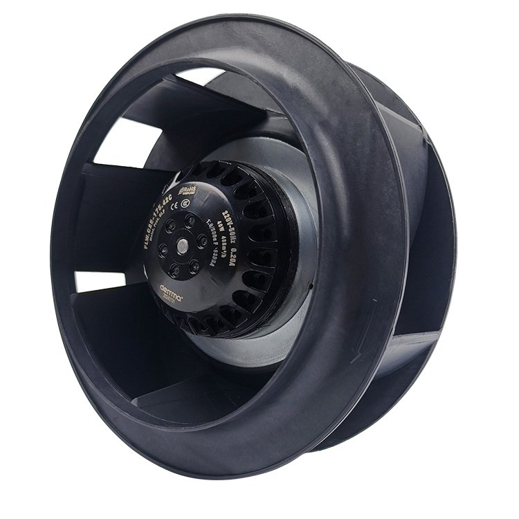 Flw175 175mm 12V 32W 2.6A 2500Rpm 500m3/H Dc Centrifugal Exhaust Fan Dc Turbo Centrifugal Fan