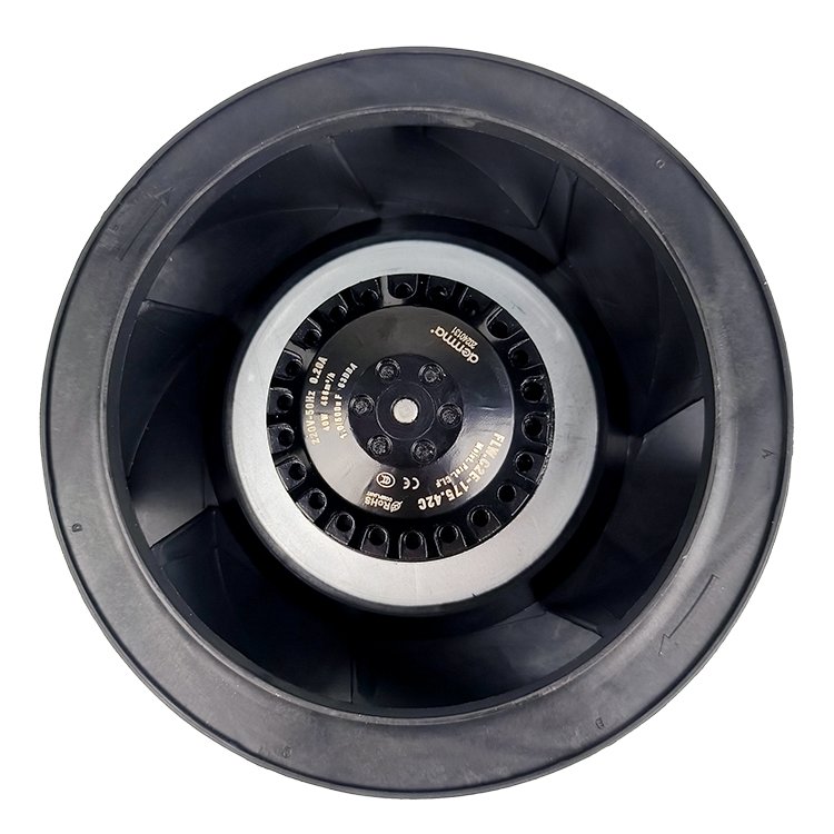 Flw175 175mm 12V 32W 2.6A 2500Rpm 500m3/H Dc Centrifugal Exhaust Fan Dc Turbo Centrifugal Fan