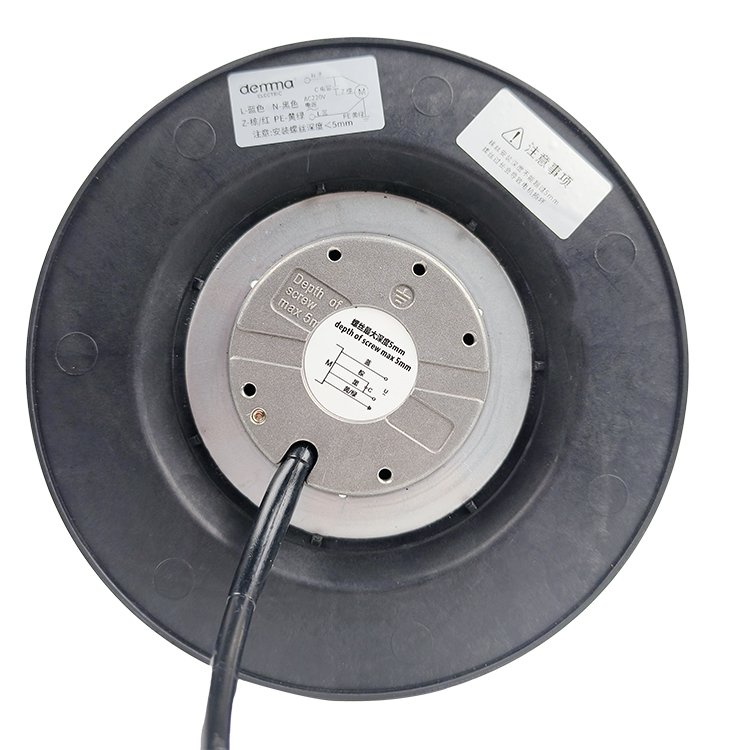 Flw175 175mm 12V 32W 2.6A 2500Rpm 500m3/H Dc Centrifugal Exhaust Fan Dc Turbo Centrifugal Fan
