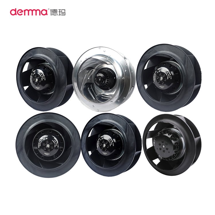 Flw175 175mm 12V 32W 2.6A 2500Rpm 500m3/H Dc Centrifugal Exhaust Fan Dc Turbo Centrifugal Fan