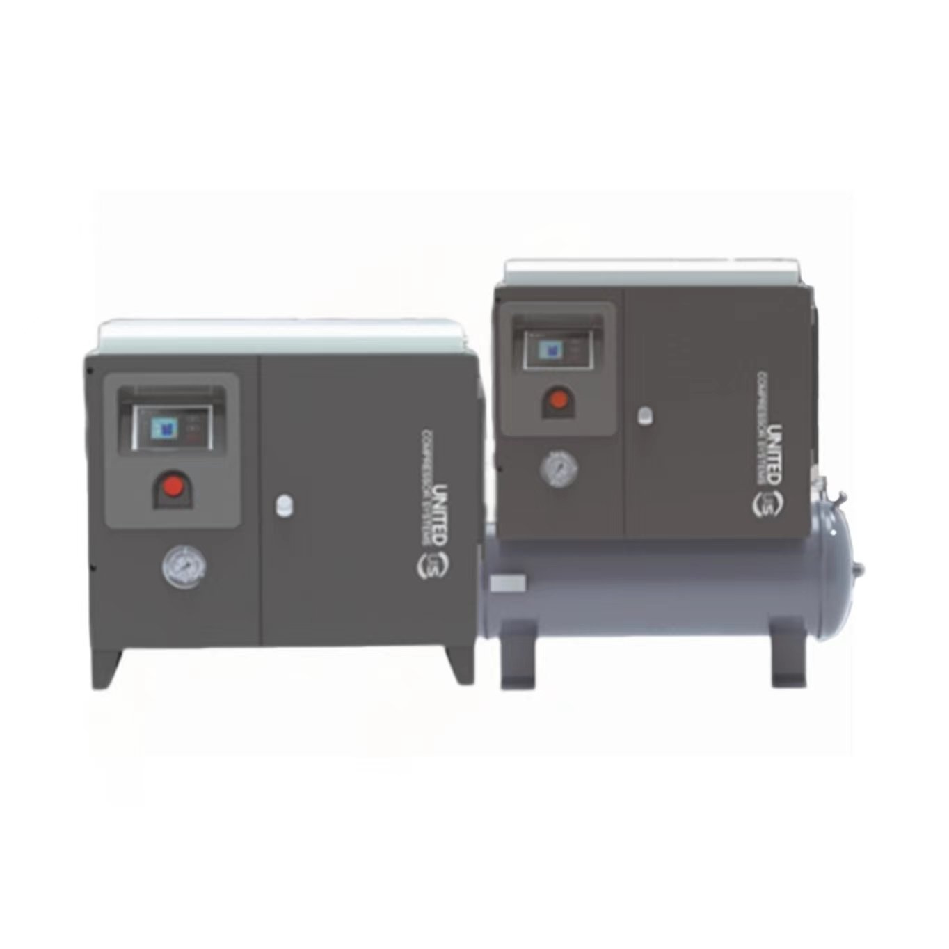 UNITED 0.8Mpa 3.7KW 5HP Integrated UD-AVPM-H Series (VFD+PM) Screw Air Compressor Inverter Compressor 3 in 1 200-400 L/MIN