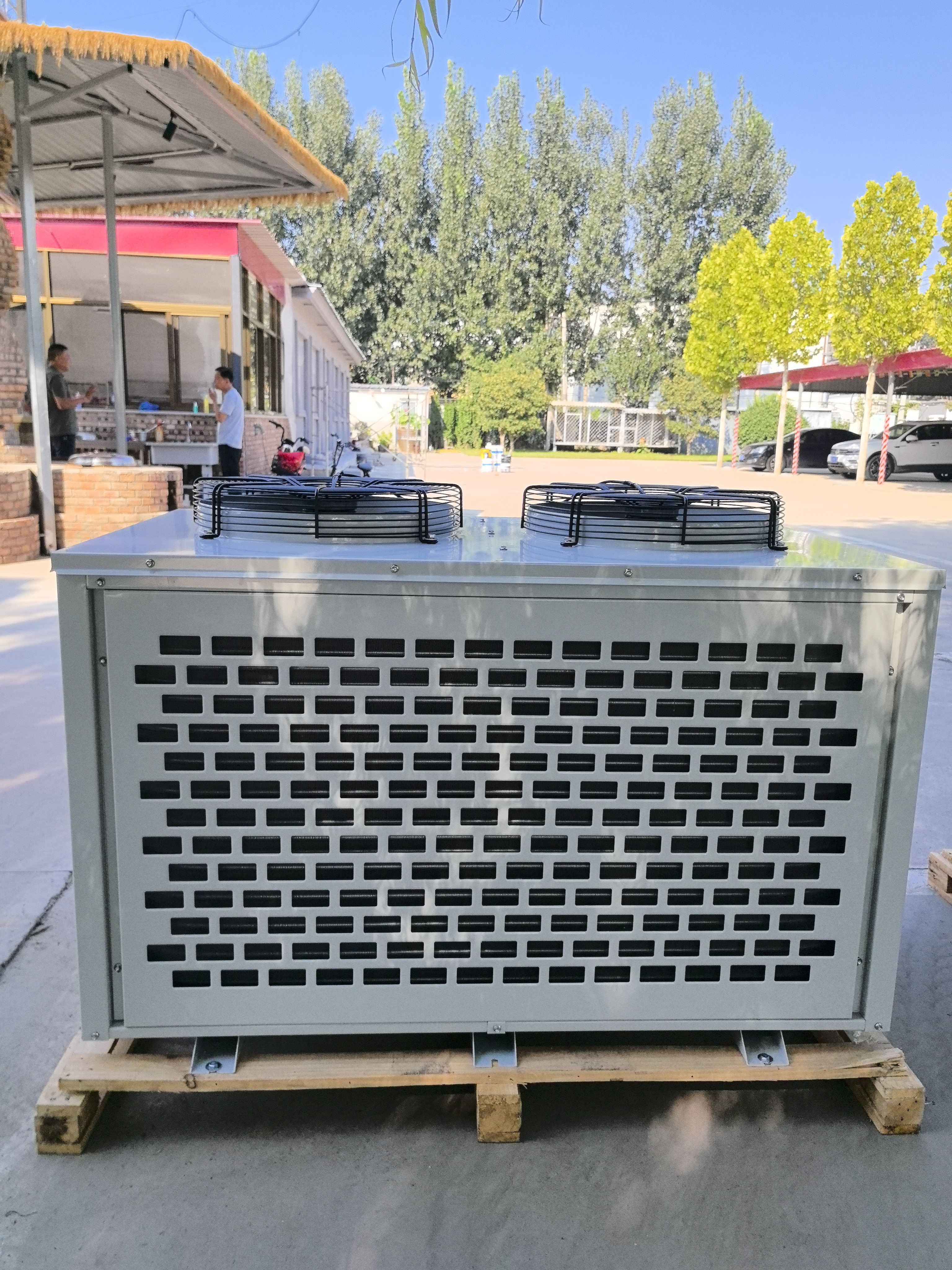 Factory Supply 4/5/6/7/8hp Scroll Compressor Monoblock Air-cooled Refrigeration Unit Box Type Condensing Unit for Cold Room