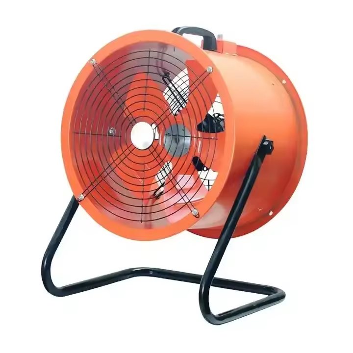 Industrial Air Blower Suppliers 4 6 7 8 10 12 Inch Round Metal Inline Duct Fan Exhaust Fan Standing Axial Flow Fan