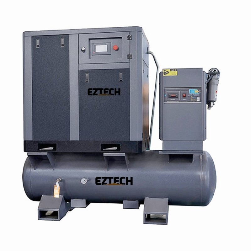 Industrial Laser Machine Air Compressor 16bar PM VSD Motor Integrated Screw Air Compressor with Dryer