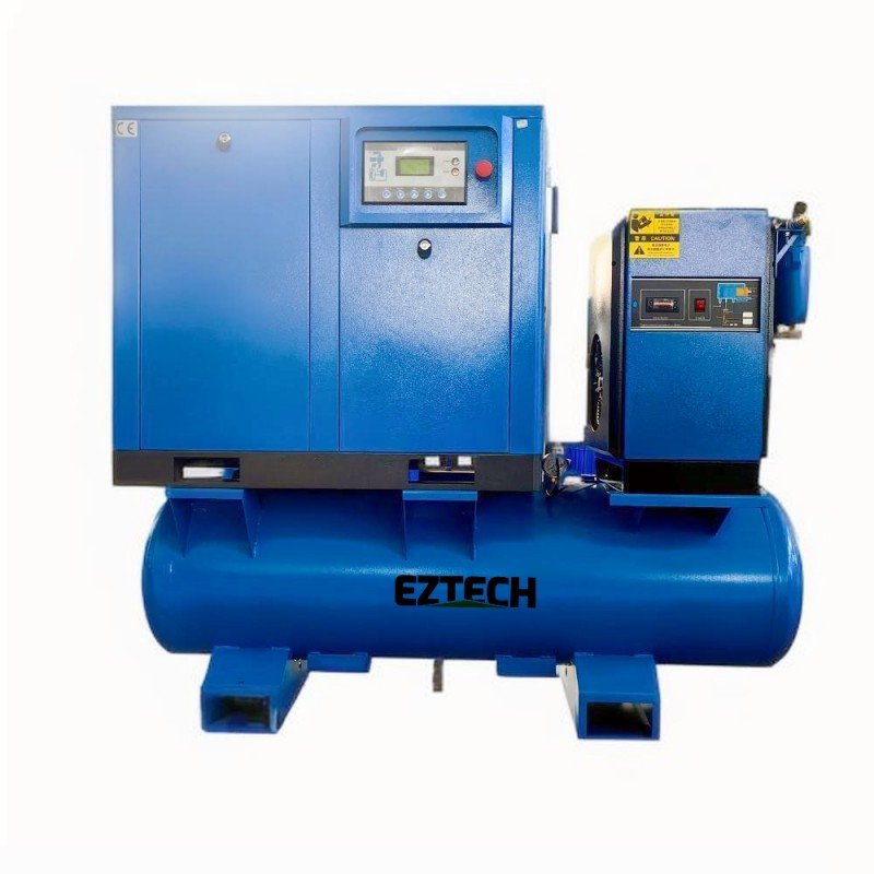 Industrial Laser Machine Air Compressor 16bar PM VSD Motor Integrated Screw Air Compressor with Dryer
