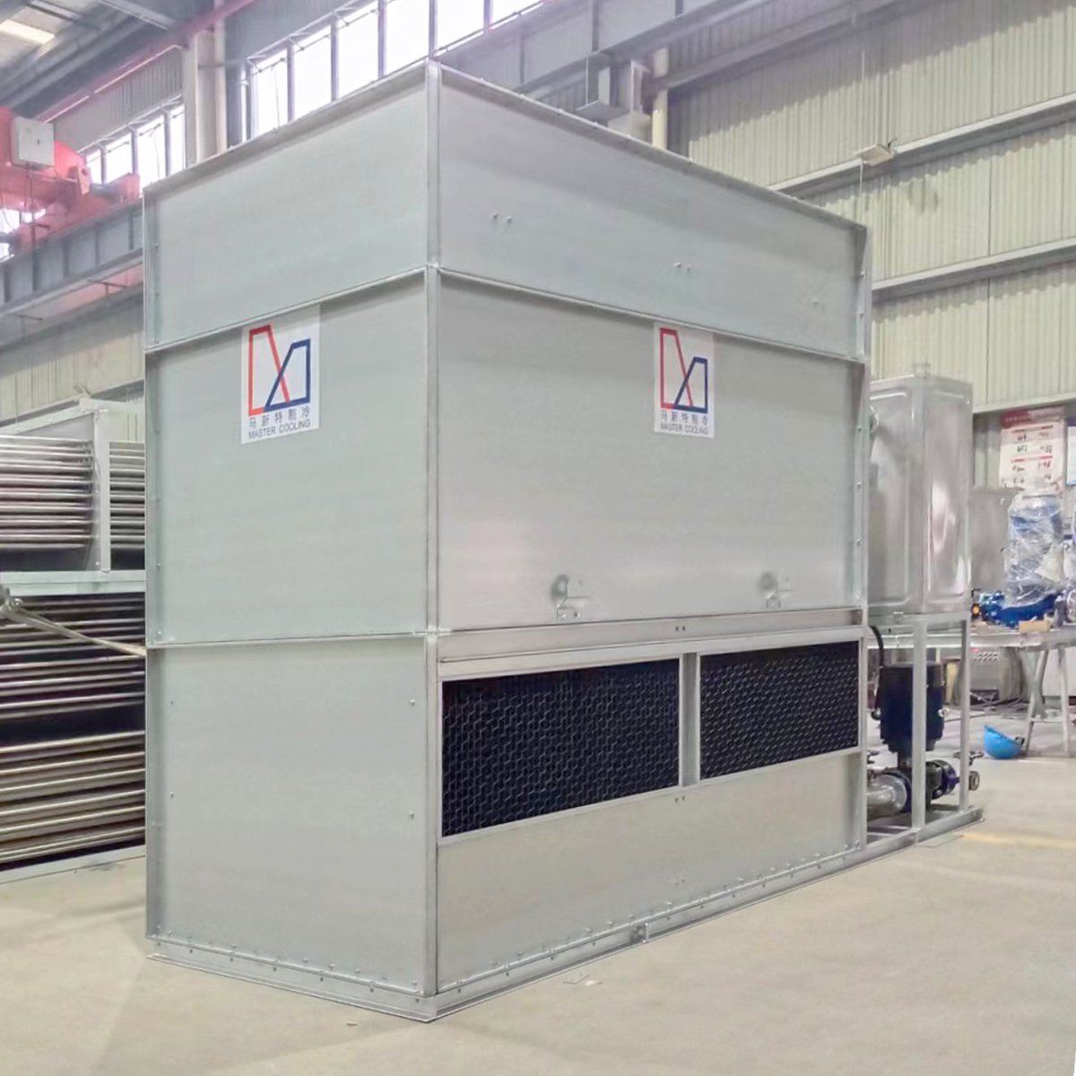 Industrial Cooling Equipment Closed Counterflow Water Cooling Tower for Ice Machine