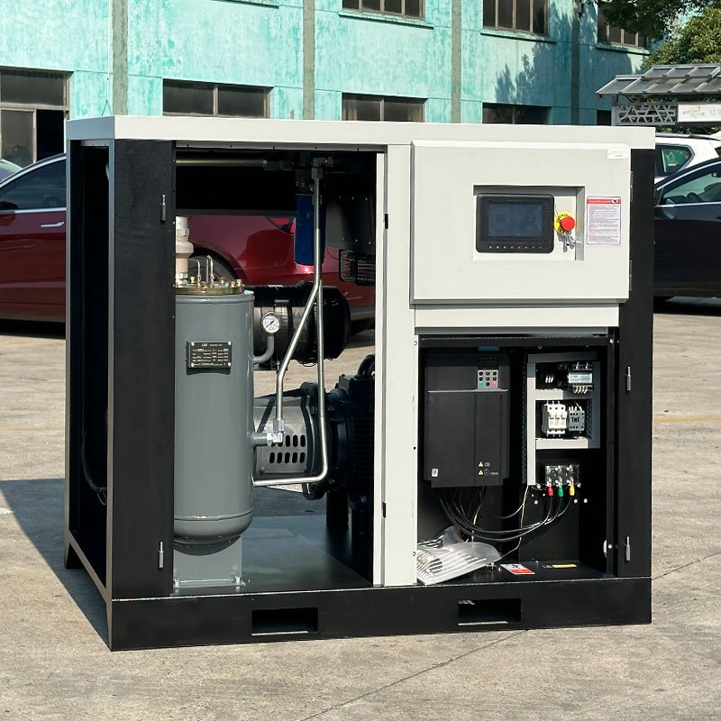 Industrial Electric Screw Compressor Machines 37kw 50hp Pm Motor Vsd Rotary Screw Air Compressor