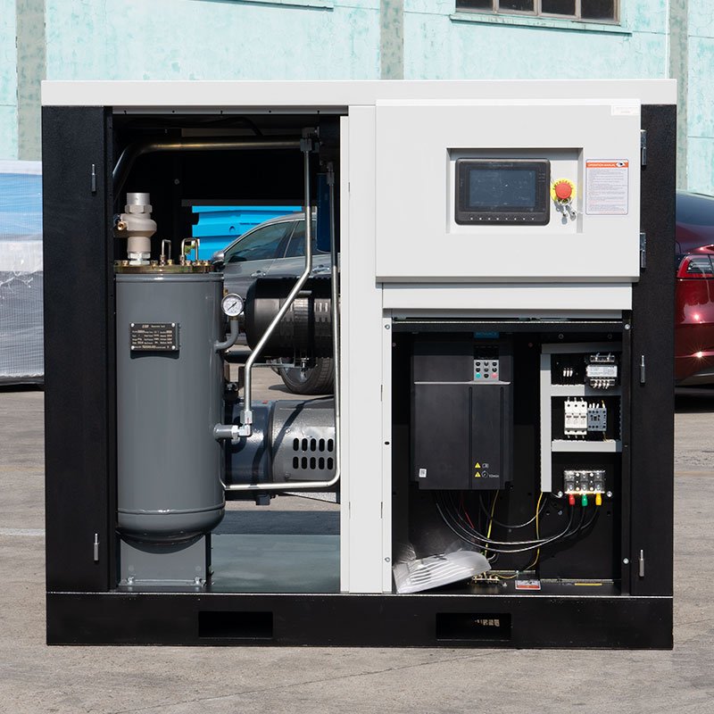 Industrial Electric Screw Compressor Machines 37kw 50hp Pm Motor Vsd Rotary Screw Air Compressor