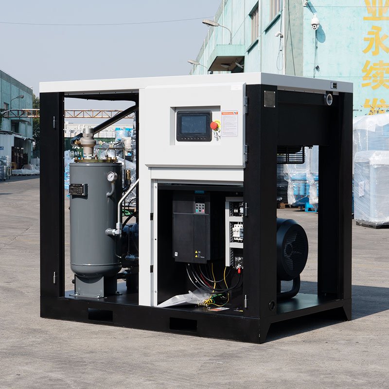 Industrial Electric Screw Compressor Machines 37kw 50hp Pm Motor Vsd Rotary Screw Air Compressor