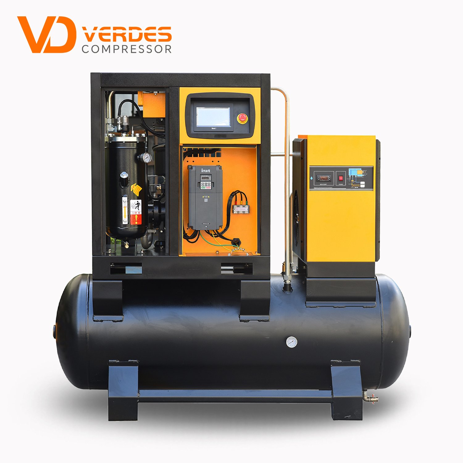 7.5kw 11kw 15kw 22kw Industrial Compressor Rotary Screw Air Compressors PM-VSD 8 10 bar 10hp Screw Air-Compressor Machine