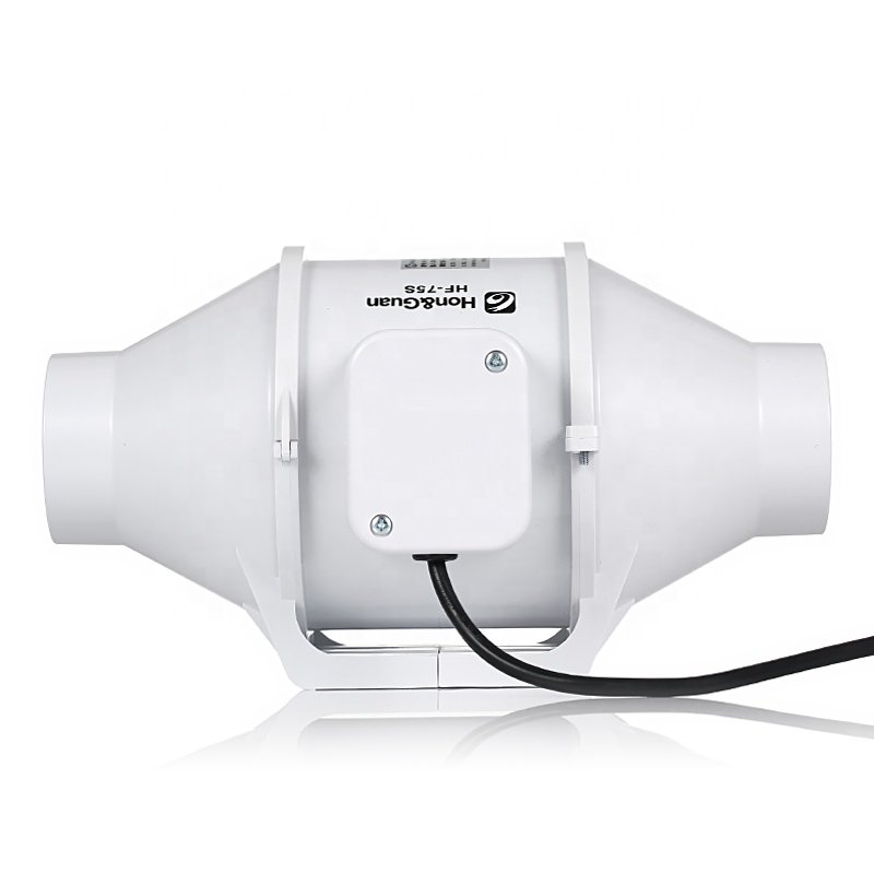 Hon&Guan Manufacturer Wholesales Light Weight Inline Duct Fan Powerful Blower Ventilation Exhaust Fans