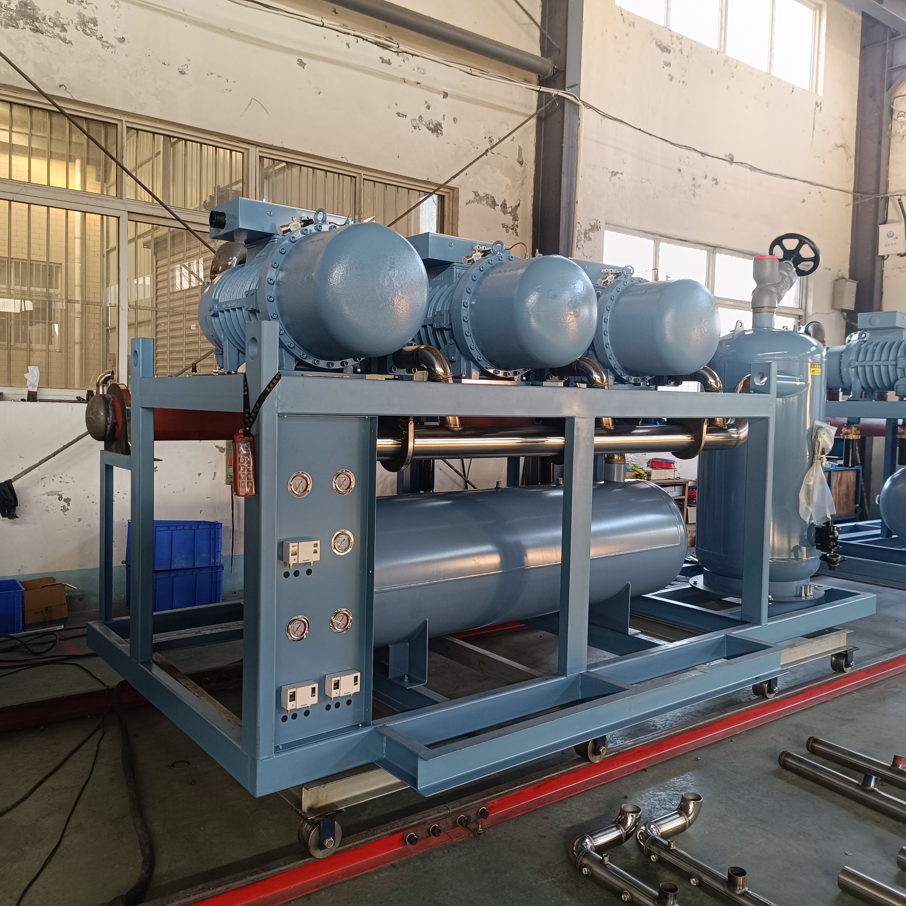 Factory's High Efficiency 50HP Frascold Compressor Unit New Condition Energy Saving High Capacity Condensing Units Cheap Price