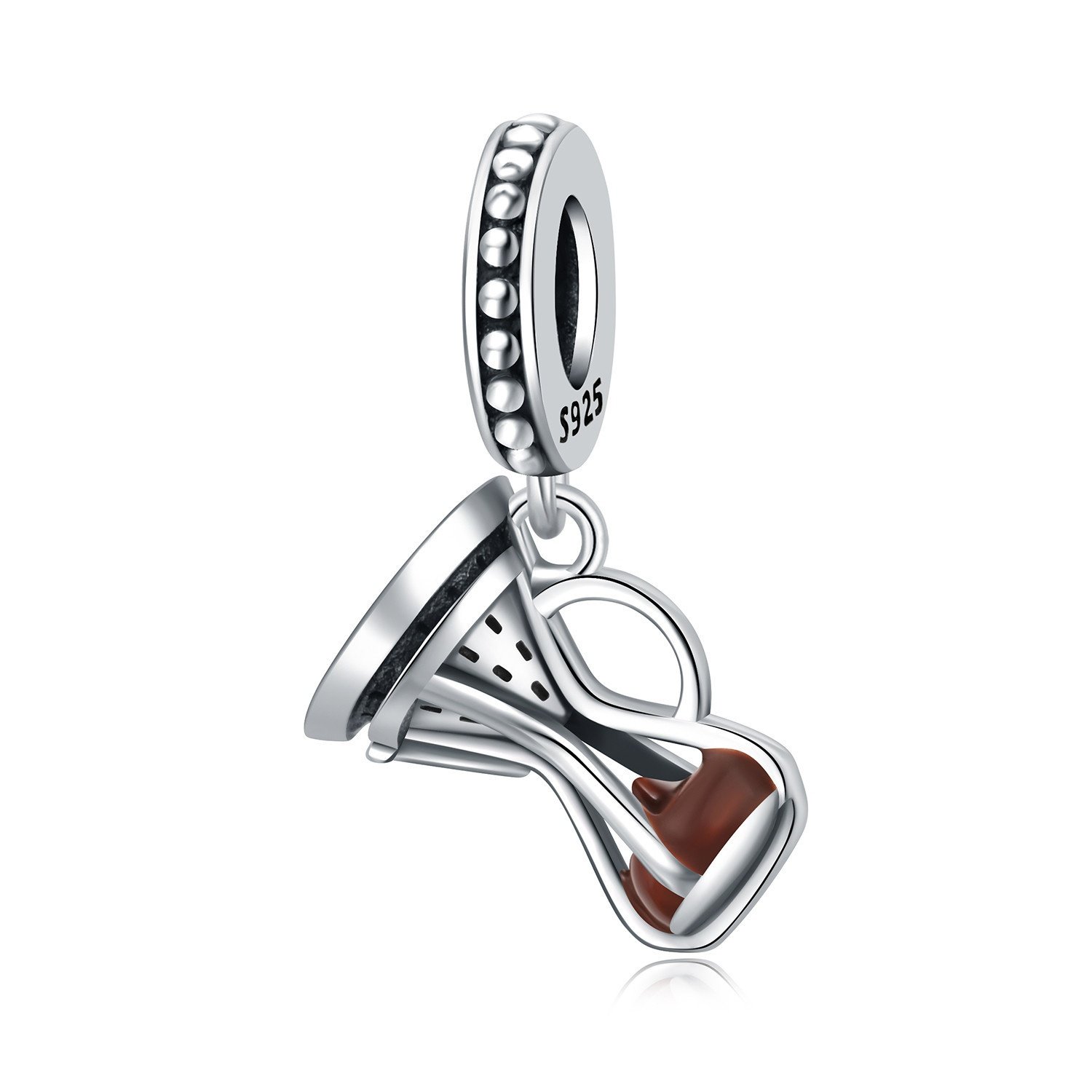 Silver 925 Jewelry Wholesale Original Charms DIY Accessories - Delicious Food Coffee Cake - Beads & Pendants - Europe Hot Sale