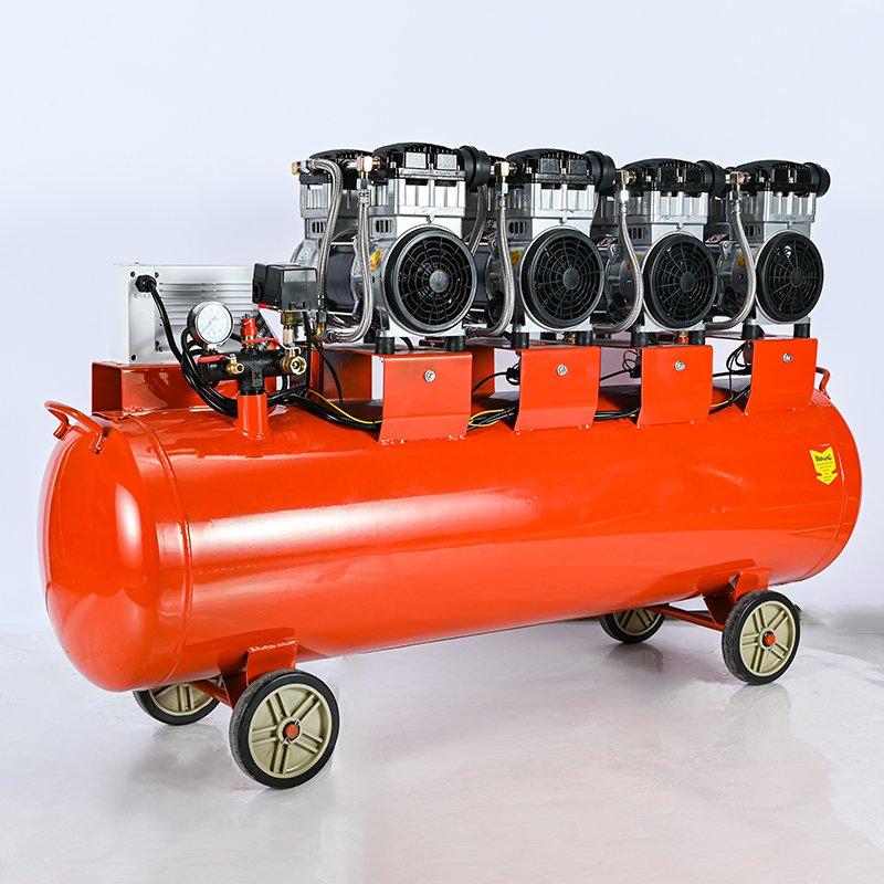 Customizable Quiet High Wolume Tank Oil-free Silent Air Compressor 220V 380V 6KW
