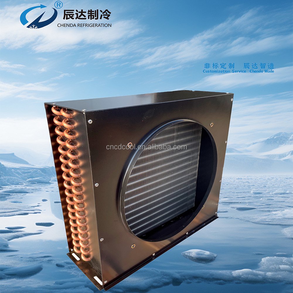 OEM Standard FNH Series Air Conditioner Condenser with Frame and Fan Competitive Price Copper Condenser Coil