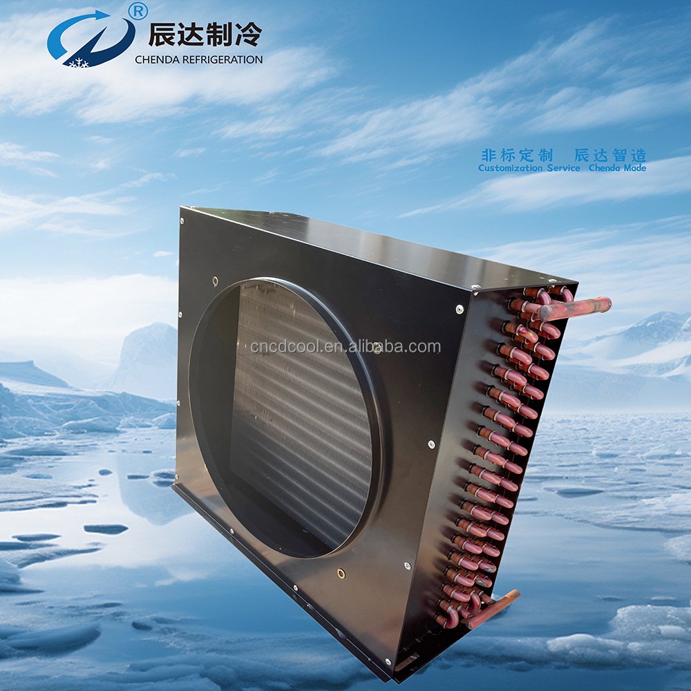 OEM Standard FNH Series Air Conditioner Condenser with Frame and Fan Competitive Price Copper Condenser Coil