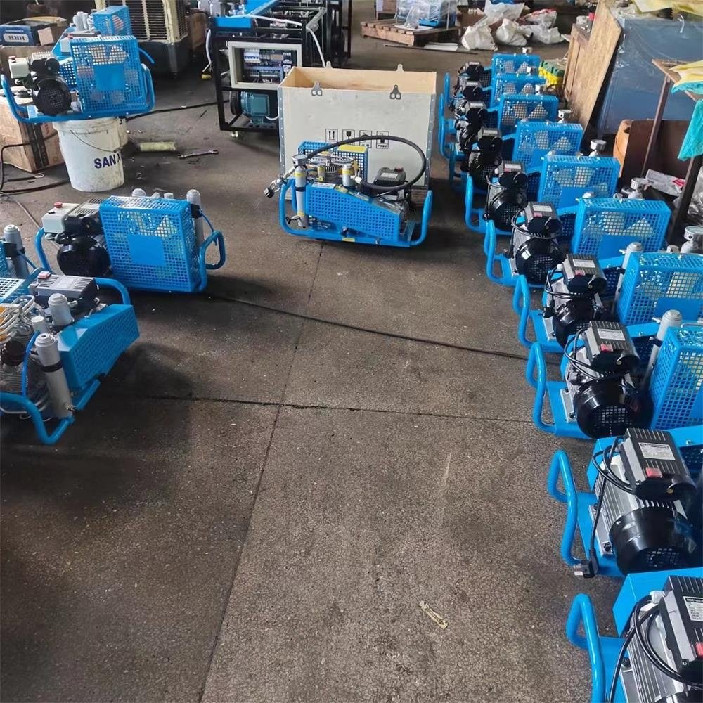 4500psi 300bar Gas Power High Pressure Air Compressor 100l 3.5cfm for Scuba Diving Filling