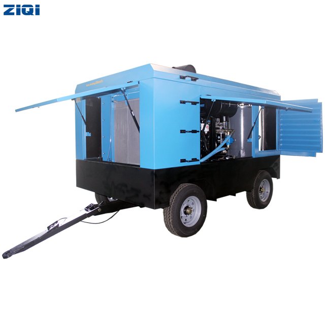 Promotion Good Quality Movable 116psi 400 Cfm air Compressor with diesel Engine Industrial Compressors for Sale in Peru