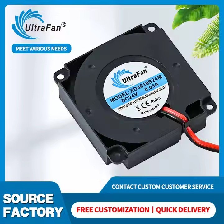 40x40x10 Centrifugal Fan Blower 40mm High Static Micro Brushless Dc Blower Cooling Fan 4010 Air Dc Blower Fan