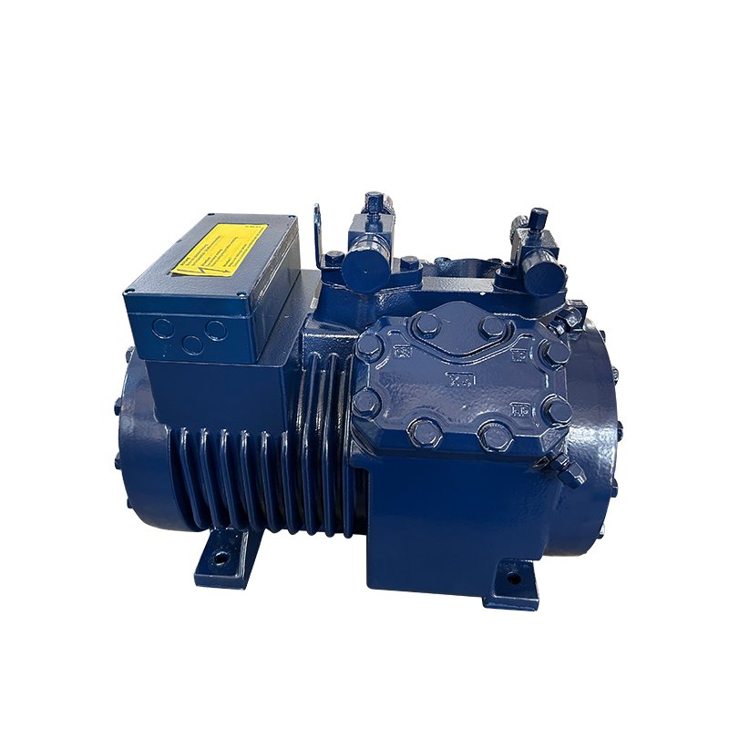 Air Scroll Chiller Huarui Blue Small Four Cylinder Semi Closed Piston Screw Parallel Condensing Unit