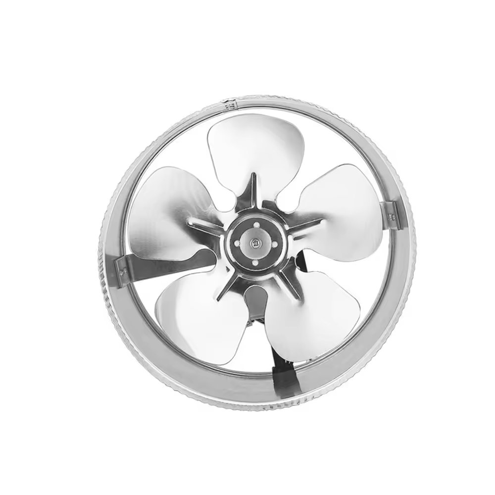 Factory Best-selling 4-inch Circular Stainless Steel AC Motor 220V Ventilation Exhaust Fan Centrifugal Duct Ventilation Fan