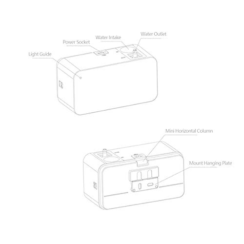 Mini Split Condensate Pump, Condensate Pump for HVAC, Air Conditioning Pump Silent Assembly Parts 110 Tp 240V 50 to 60HZ