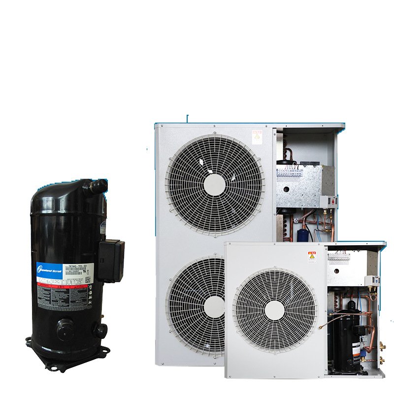 Air Cooled Walk in Freezer Room Condenser Enclosed Condensing Unit Industrial Freezer