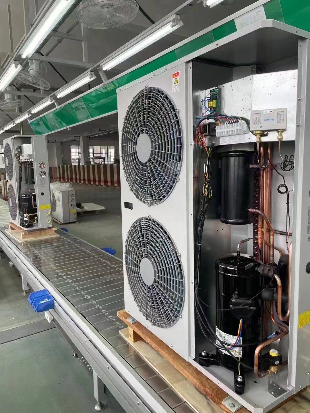 Air Cooled Walk in Freezer Room Condenser Enclosed Condensing Unit Industrial Freezer