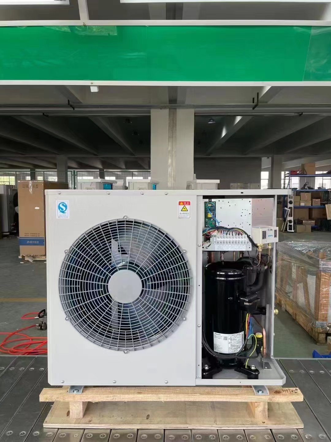 Air Cooled Walk in Freezer Room Condenser Enclosed Condensing Unit Industrial Freezer