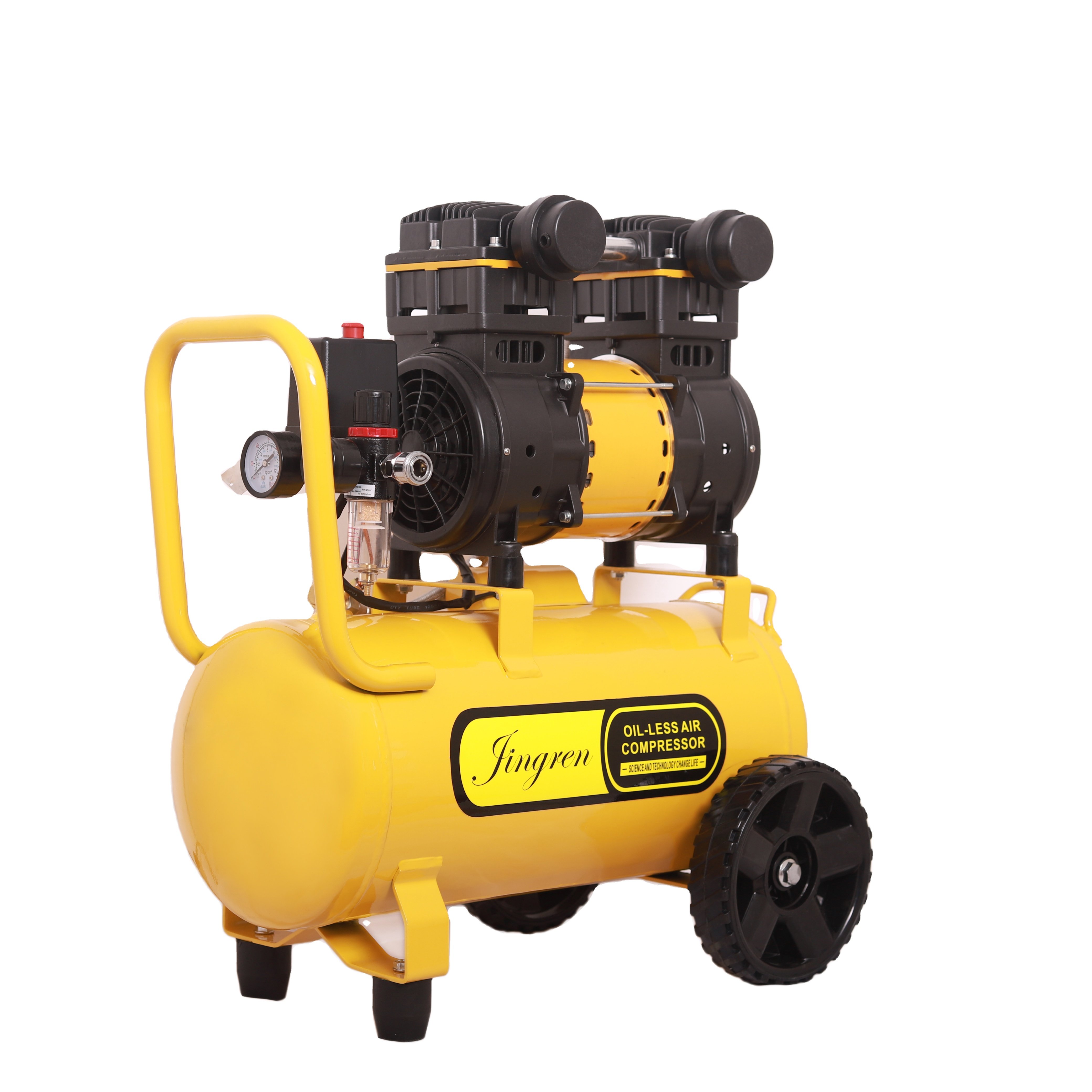Small 0.55 kw Aircompressors Oil Free air Compressors with 9L Litre air tank Air-compressor Portable